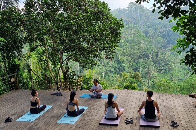 Ubud yoga, rice terrace walk and floating Breakfast tour - Kumulilir Start: Yoga Class Ticket and the Calm-First Setup