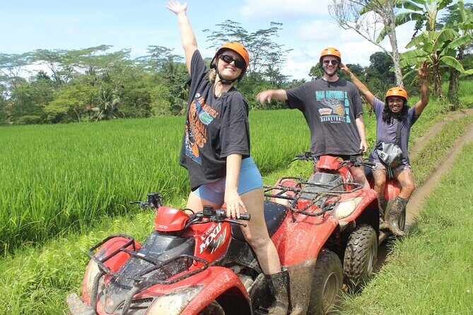 Ubud's Quad Bike - ATV Single Ride - The Ride Itself: Rice Fields, River Banks, Jungle Tracks, and Stream Crossings
