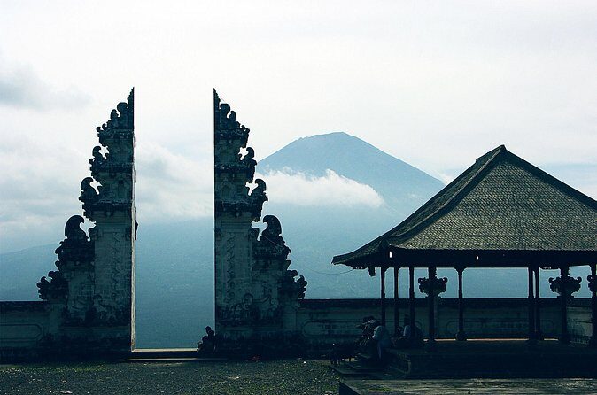 Unique East Bali Full Day Tour - Maha Gangga Valley: bamboo bridge and floral backdrops