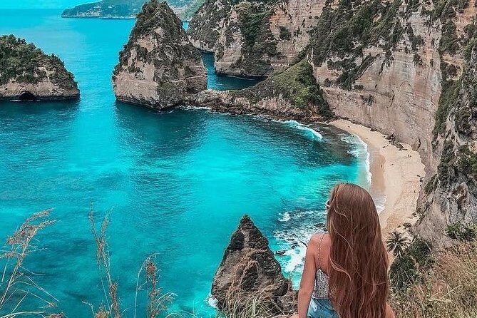 West And East Nusa Penida Tour,Depart From The Island of Bali - Crystal Bay: the mellow break after the cliff stops